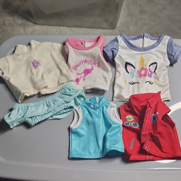 18in Colorful Doll Clothes Set - Picture 1 of 12
